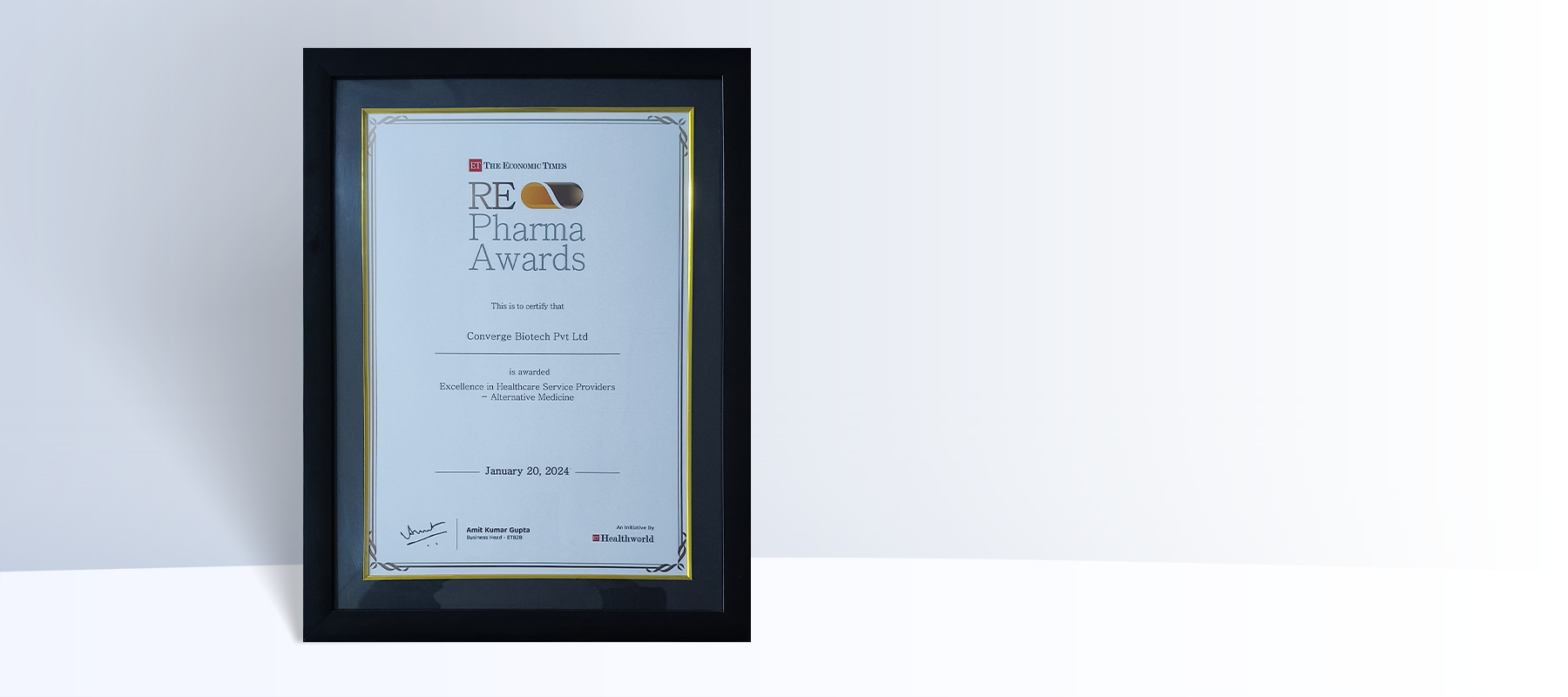 RE Pharma Award — Converge Biotech
